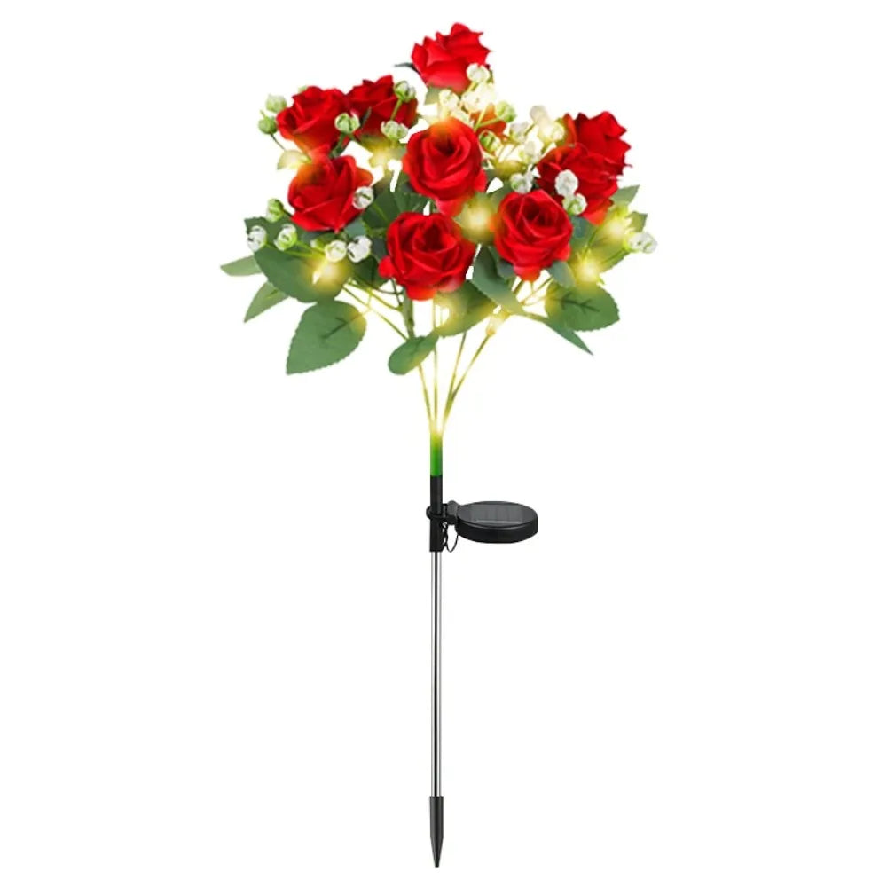 Bouquet Garden Lawn Yard Decoration Path Decor Home Decoration Accessories Fake Plants Plant Pot Artificial Flowers Outdoor