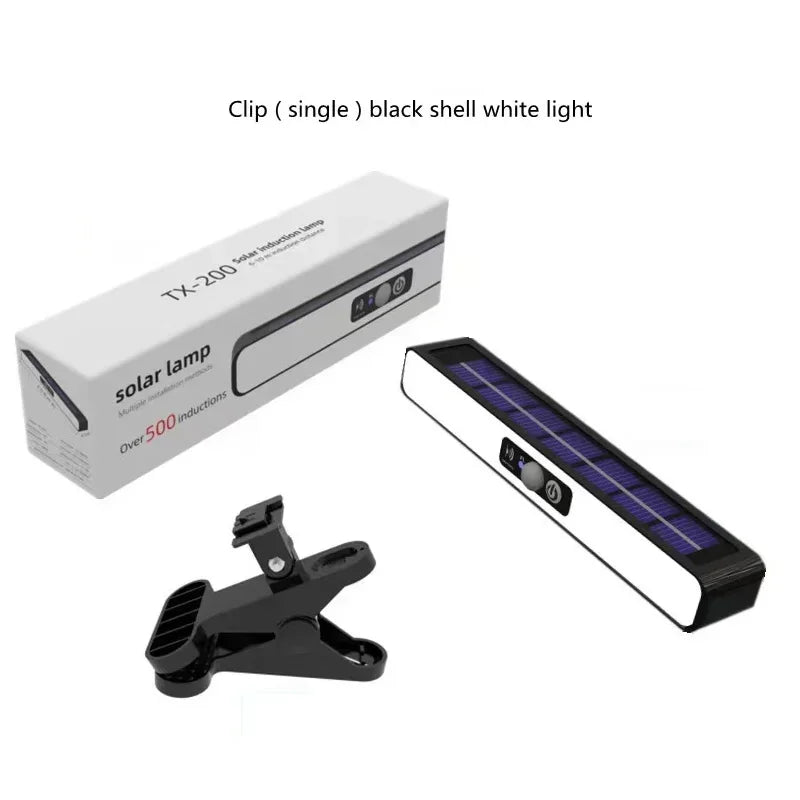 Clip On Solar Motion Lights Outdoor Waterproof,Solar Fence Lights Outside with 36 LEDs, Portable Solar Powered Security Light