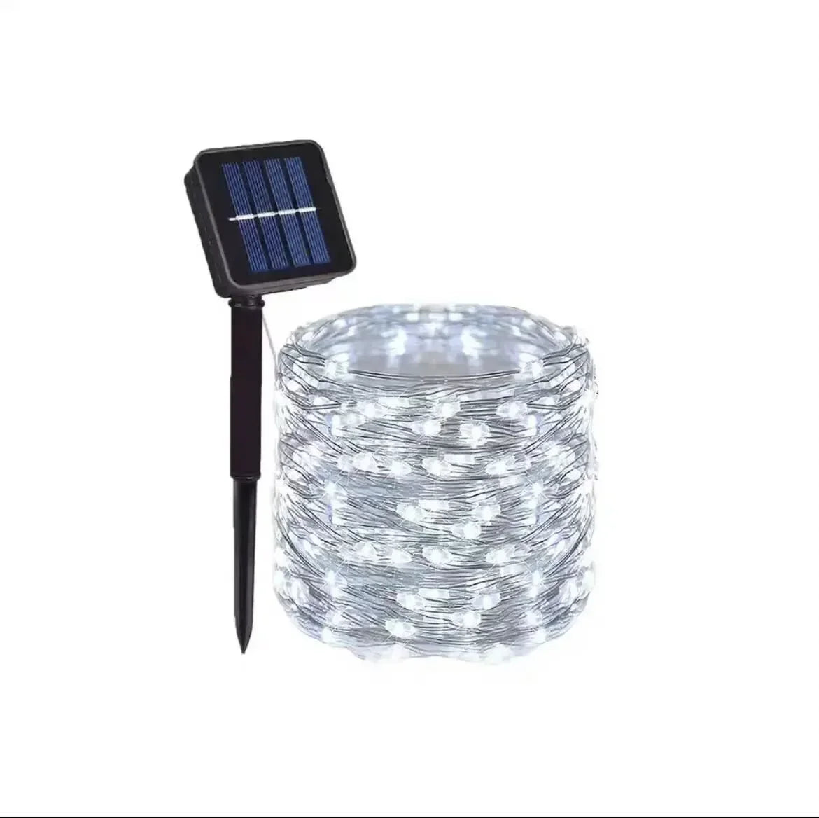 Solar Powered Fairy Lights 7M 12M 22M 32M Outdoor Waterproof LED String Lights 8 Modes for Garden Patio Tree Decor