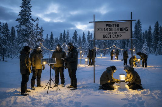 The Snow Belt Survivor’s Solar Light Boot Camp