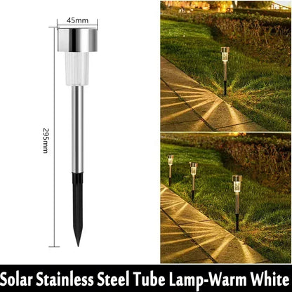 Solar Garden Light Outdoor Solar Powered Lamp Waterproof Landscape Lantern Lighting for Pathway Patio Decorative LED 10/20/30Pcs