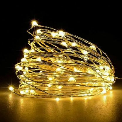 Fairy Light String Led Copper Wire String Light Battery Powered for Bedroom Garden Party Christmas Wedding Decoration