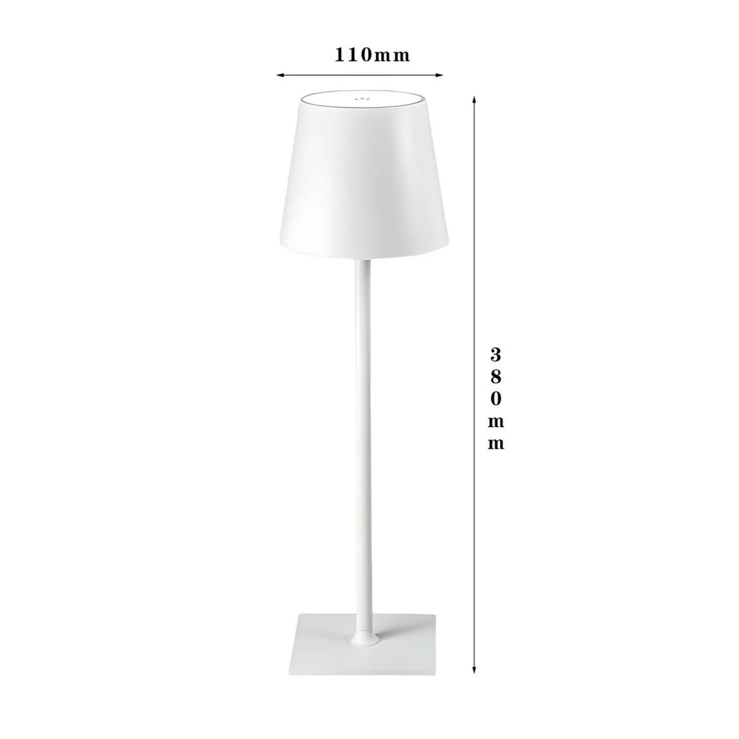 LED Table Lamps 3 Levels Dimmable Wireless Led Desk Lamp Touch Bedside Creative Ambient Light USB Rechargeable Bar Outdoor Decor