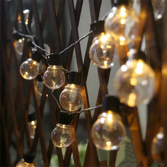 LED Fairy Lights Retro Bulb Garlands Battery-operated Garland New Year's Eve Decoration Wedding Party Garden Christmas Decor