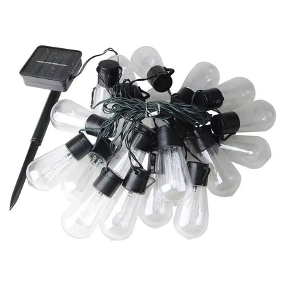 1PC Solar Bulbs String Lights,Outdoor Waterproof Fairy Lights,Garden,Terrace,Balcony,Camping,Party Retro Decoration Garden Lamps