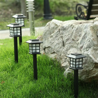 Outdoor Waterproof Solar Lights LED Solar Garden Lighting Courtyard Lawn Decorative Light Landscape Flower Pot Corridor Lantern