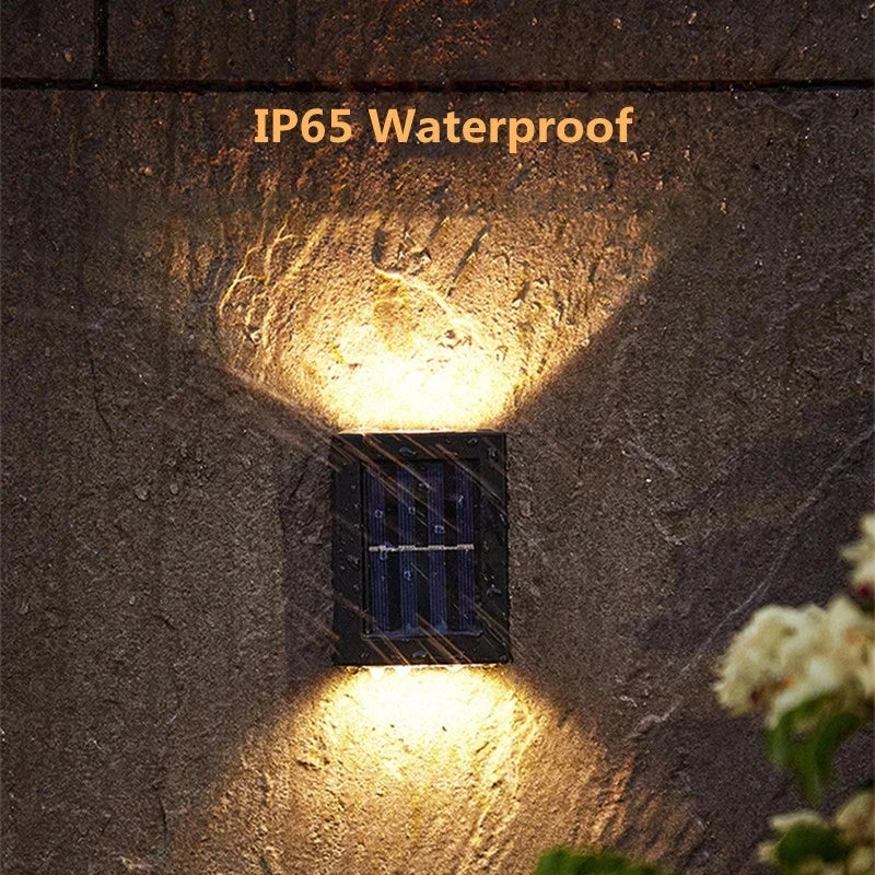 Wall Solar Light Waterproof Garden Solar LED Light for Outdoor Lighting Street Lamp Home Balcony Porch Yard Decoration