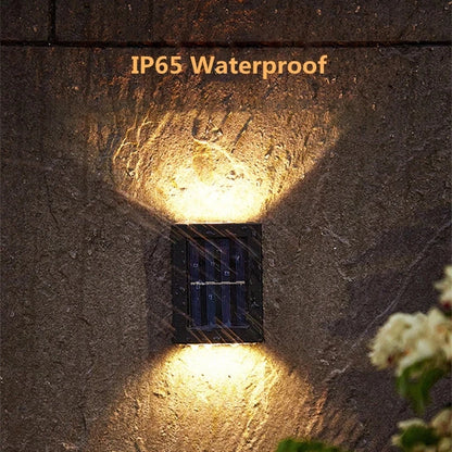 Wall Solar Light Waterproof Garden Solar LED Light for Outdoor Lighting Street Lamp Home Balcony Porch Yard Decoration
