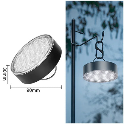 Outdoor LED Solar Lamp Rechargeable USB Portable Hanging Lamp Home Emergency Hiking Tent Multi-function Lighting Camping Lights