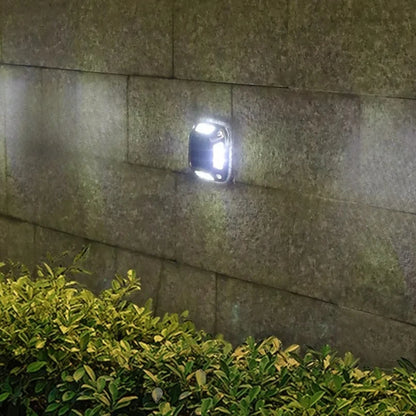 1PCS 8 LEDs Solar Ground Light Solar Light Waterproof Warm Light Solar Garden Lamp Outdoor Courtyards Driveway Marker Light