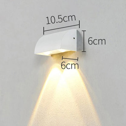 Outdoor Led Wall Lamp Waterproof Door Decotion Lighting Wall Light Creative Personality Balcony Corridor Garden Small Wall Lamp