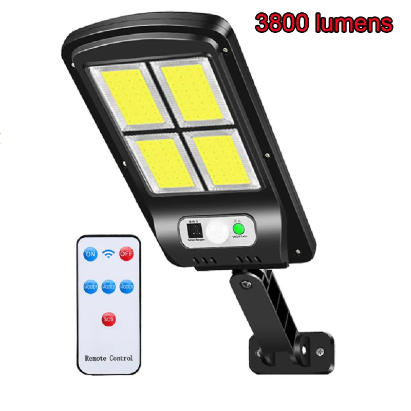 7000 Lumens Super Bright Solar Street Lamp Garden Outdoor Security LED COB Path Light Waterproof Motion Sensor Wall Night Lights