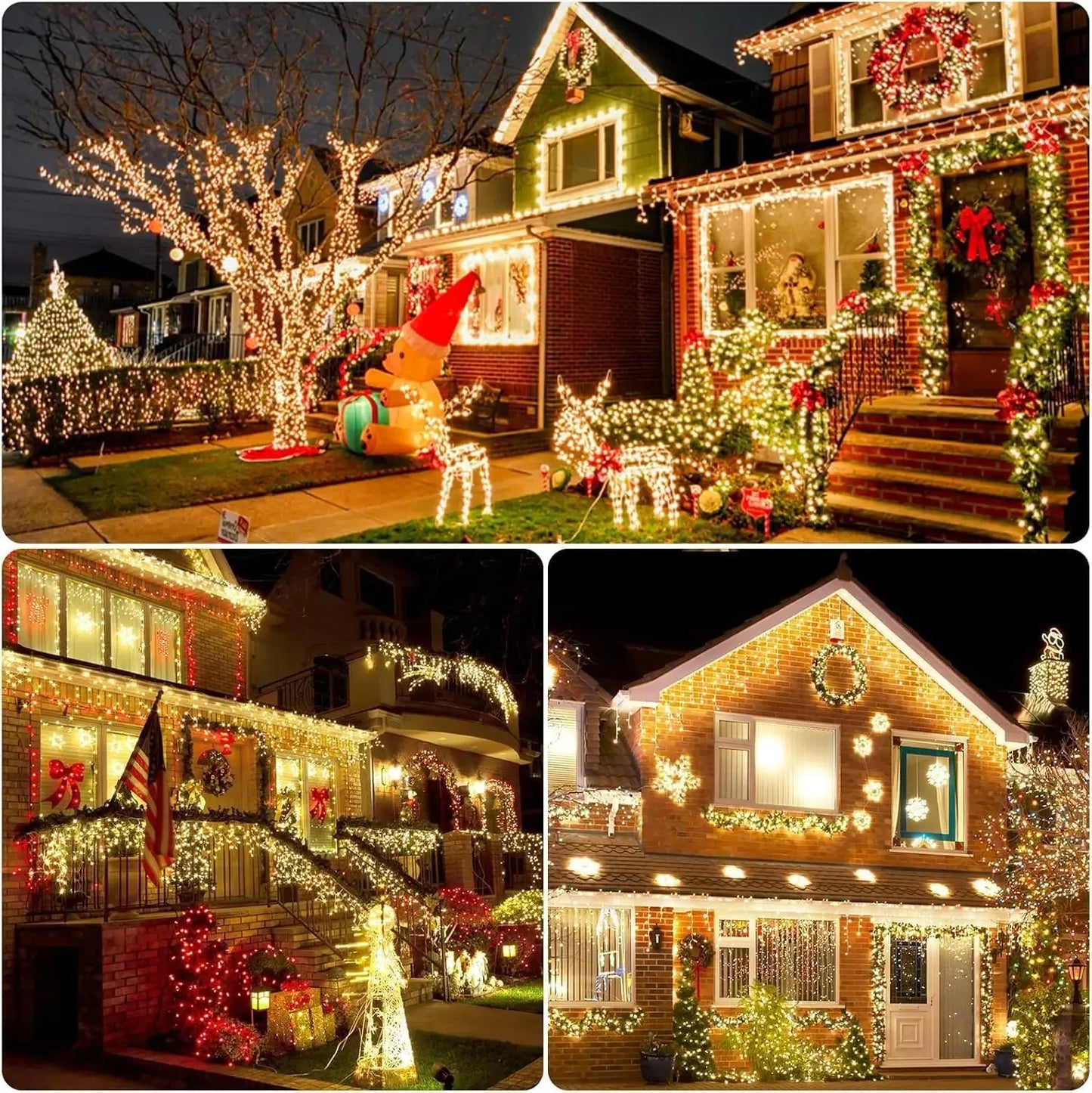 ED solar full sky star light string outdoor waterproof camping courtyard light holiday decoration light Party Home Decoration