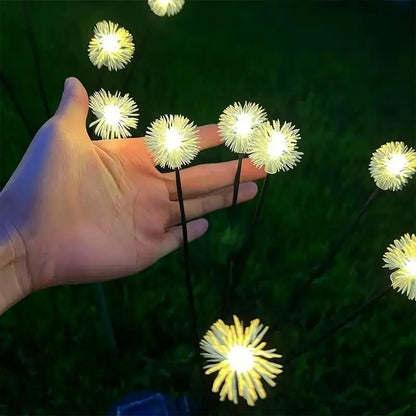 1PC Solar Dandelion Garden Light LED Lawn Lamp Outdoor Waterproof Landscape Lighting For Villa,Yard,Pathway,Balcony,Park
