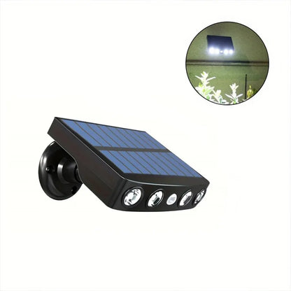 Powerful 4 LED Solar Security Lights Outdoor Decor Sensor Motion 3 Modes Street Waterproof Lamp Wall Night Work Light for Garden