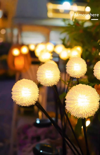 1PC Solar Dandelion Garden Light LED Lawn Lamp Outdoor Waterproof Landscape Lighting For Villa,Yard,Pathway,Balcony,Park