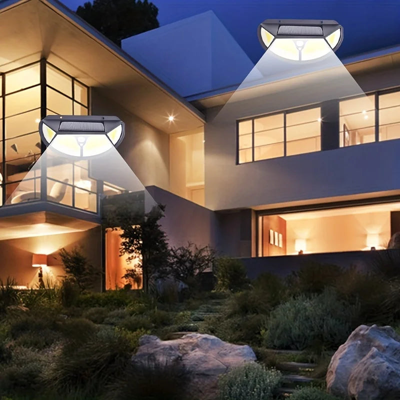 1PC 102/122 LED/SMD/COB Solar Wall Lights Outdoor Solar Street Lamp Solar Motion Solar Fence Light Security Lamp For Garden Yard