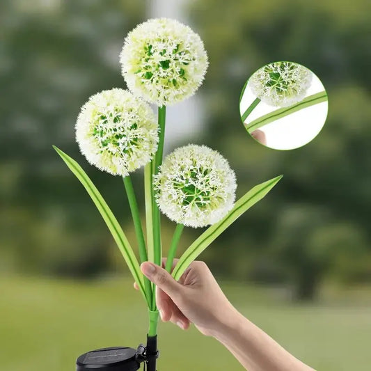 Solar Lights Outdoor Garden Decor,Solar Garden Lights Decorative Dandelion with LED Waterproof Solar Lights Outdoor for Yard