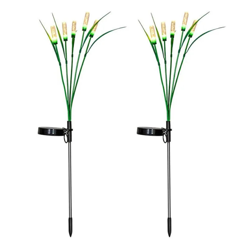 LED Solar Powered Outdoor Waterproof Reed String Lights Lawn Lights Garden Scenery Atmosphere Lights Garden Decoration