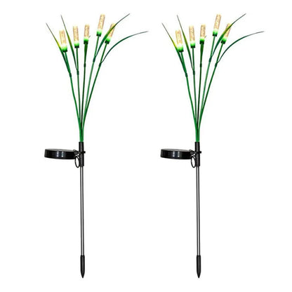 LED Solar Powered Outdoor Waterproof Reed String Lights Lawn Lights Garden Scenery Atmosphere Lights Garden Decoration