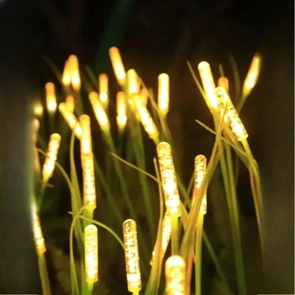 LED Solar Powered Outdoor Waterproof Reed String Lights Lawn Lights Garden Scenery Atmosphere Lights Garden Decoration