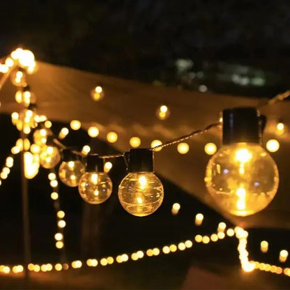 1PC Solar Transparent Ball String Lights,Outdoor Decoration Light Lamps,Hanging Lights For Garden,Yard,Patio,Balcony,Camping