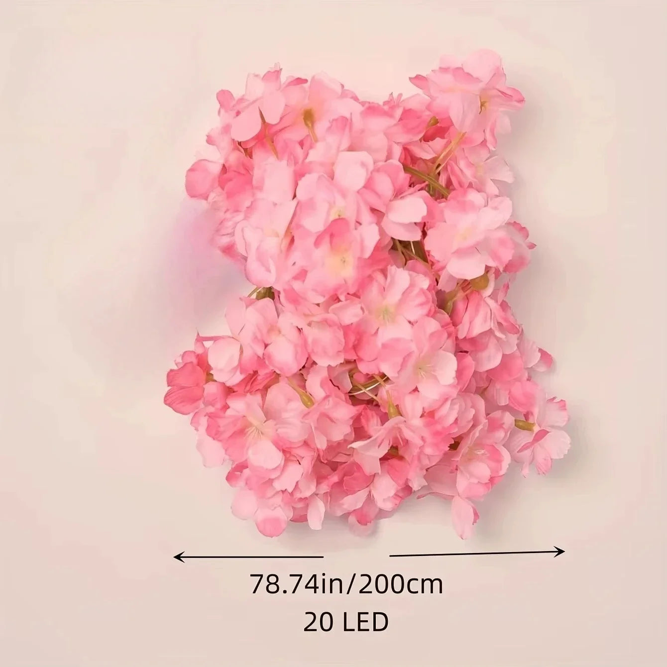 Artificial Sakura Flowers Vine for Wedding Decoration Garden Arch Home Room Decor Party Bridal Fake Silk Outdoor Ornament