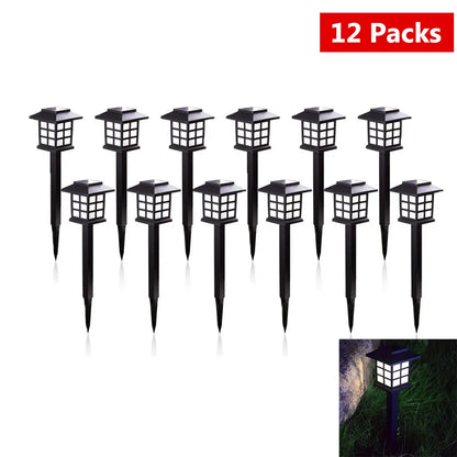 Outdoor Waterproof Solar Lights LED Solar Garden Lighting Courtyard Lawn Decorative Light Landscape Flower Pot Corridor Lantern
