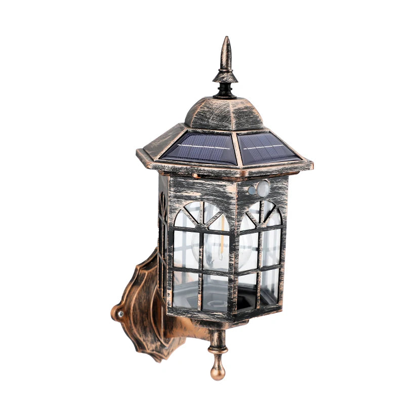 1PC Retro Landscape Solar Pathway Light Tungsten Filament Lamps Outdoor Garden Street Floor Decorative Solar Garden Led Lights