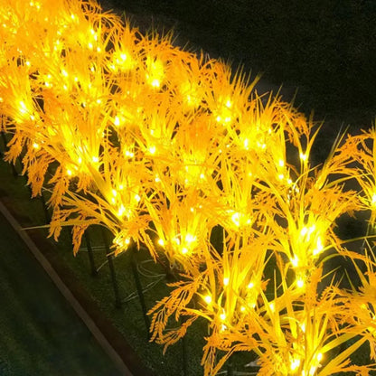 1PC 7Head Solar Powered Wheat Ear Ground Mounted Light,Suitable for Courtyard,Garden,Lawn,Outdoor,Camping,Party Decoration