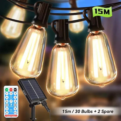 Solar Powered Fairy Light 30 LED Version Shatterproof Design Auto Dusk To Dawn Operation Garden Patio Party Christmas Decoration