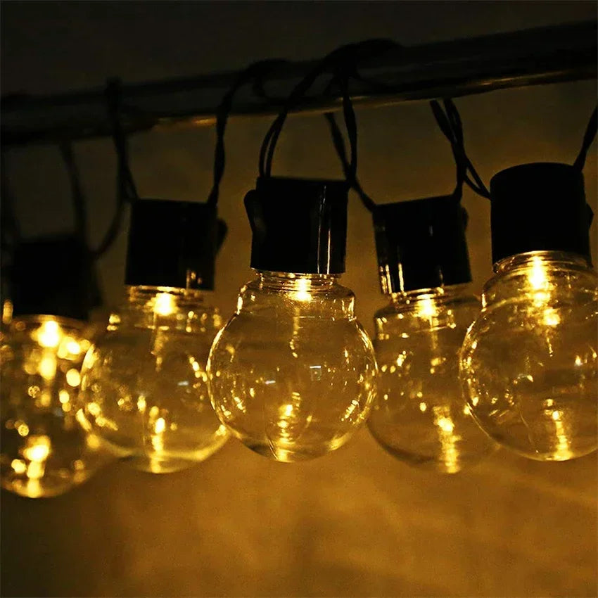 LED Fairy Lights Retro Bulb Garlands Battery-operated Garland New Year's Eve Decoration Wedding Party Garden Christmas Decor
