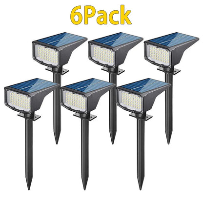 Solar Lights Outdoor Waterproof 56 LED 3 Lighting Modes Solar Powered Garden Yard Solar Lamp for Outside Landscape 8/6/4/2/1PCS