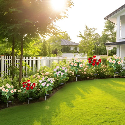 Bouquet Garden Lawn Yard Decoration Path Decor  Home Decoration Accessories Fake Plants Plant Pot Artificial Flowers Outdoor