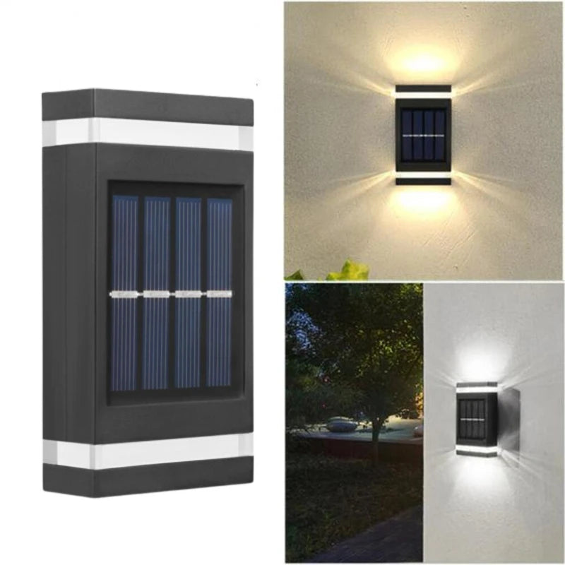 Wall Solar Light Waterproof Garden Solar LED Light for Outdoor Lighting Street Lamp Home Balcony Porch Yard Decoration
