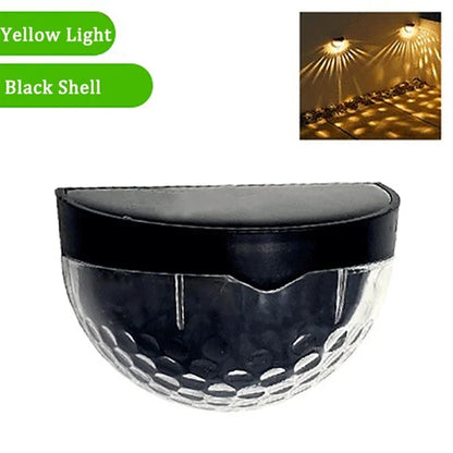 1-10Pack LED Solar Light Outdoor Wall Lamps Energy Garden Lamps Waterproof Solar Fence Lamp Christmas Decoration Festoon Lights