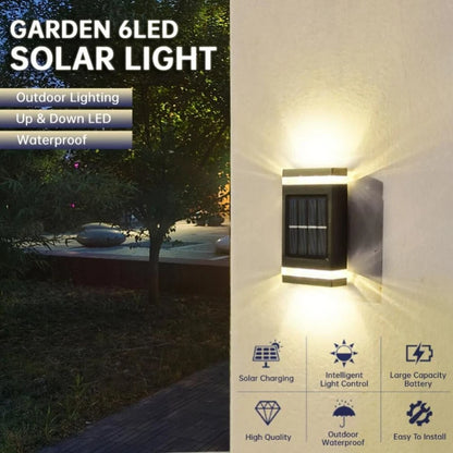 Wall Solar Light Waterproof Garden Solar LED Light for Outdoor Lighting Street Lamp Home Balcony Porch Yard Decoration