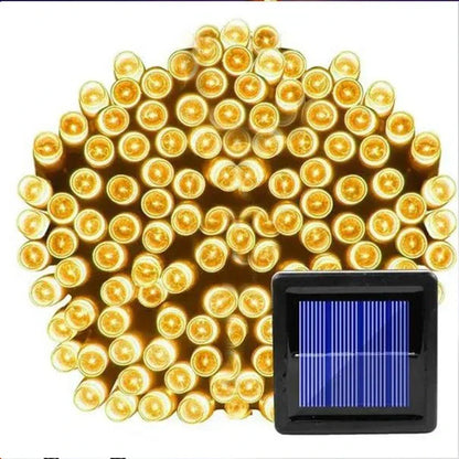 Solar String Light for Outside Christmas Lights Outdoor Waterproof for Yard, Fence,Balcony, Party, Decorations