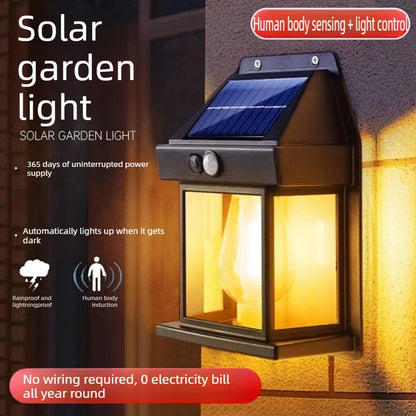 1/2/4/8 Solar Wall Lights IP44 Motion Sensor LED Lantern Wall Mounted Suitable for Outdoor Lighting on Courtyard Porch Decks