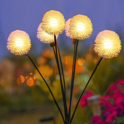 1PC Solar Dandelion Garden Light LED Lawn Lamp Outdoor Waterproof Landscape Lighting For Villa,Yard,Pathway,Balcony,Park