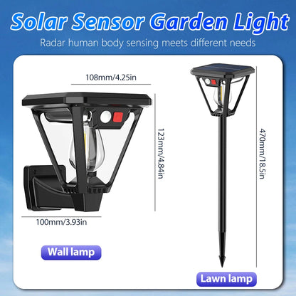 1PC Floor Lamp/Wall Lamp Dual Purpose Lamp Outdoor Solar Led Outdoor Waterproof Light Outdoor Garden Street Wall Light Supply