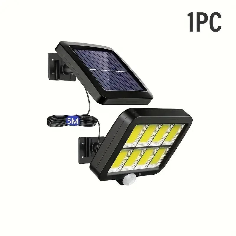 LED Solar Light for Outdoor Garden 3 Modes 160 COB Solar Wall Lamp Floodlight Waterproof  Stairs Solar Wall Lamp Remote Control