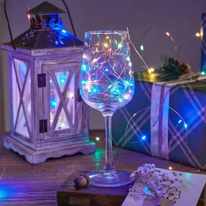 Fairy Light String Led Copper Wire String Light Battery Powered for Bedroom Garden Party Christmas Wedding Decoration