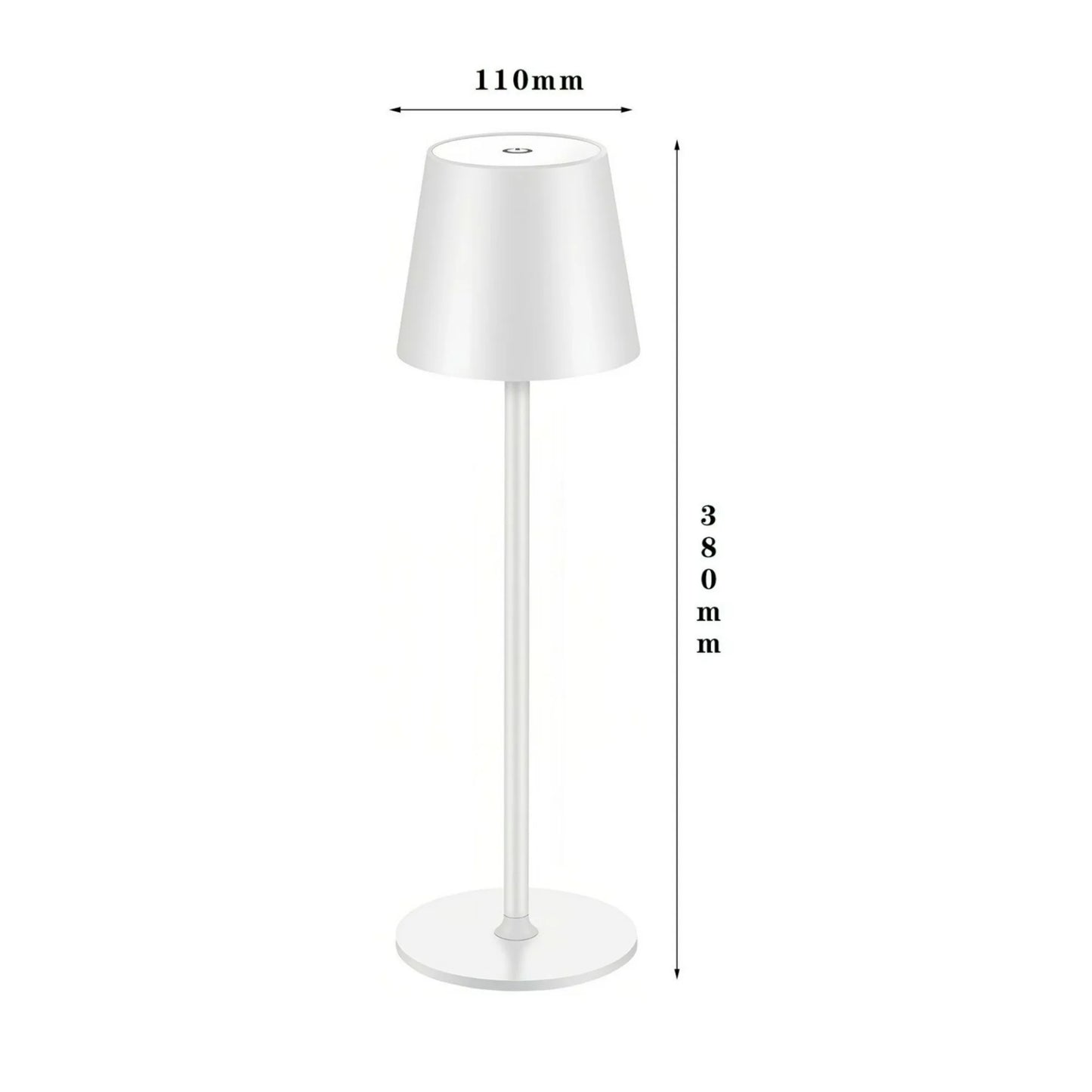 LED Table Lamps 3 Levels Dimmable Wireless Led Desk Lamp Touch Bedside Creative Ambient Light USB Rechargeable Bar Outdoor Decor