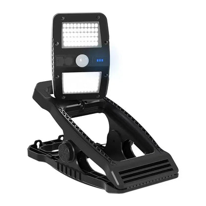 360 Degree Rotatable Solar Light For Fence IP65 Waterproof Motion Sensor Clip Lamp For Porch Garden Patio Yard