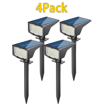 Solar Lights Outdoor Waterproof 56 LED 3 Lighting Modes Solar Powered Garden Yard Solar Lamp for Outside Landscape 8/6/4/2/1PCS
