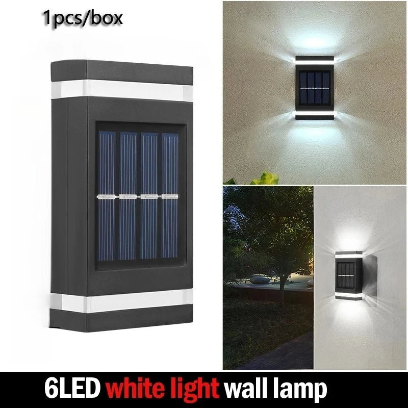 Wall Solar Light Waterproof Garden Solar LED Light for Outdoor Lighting Street Lamp Home Balcony Porch Yard Decoration