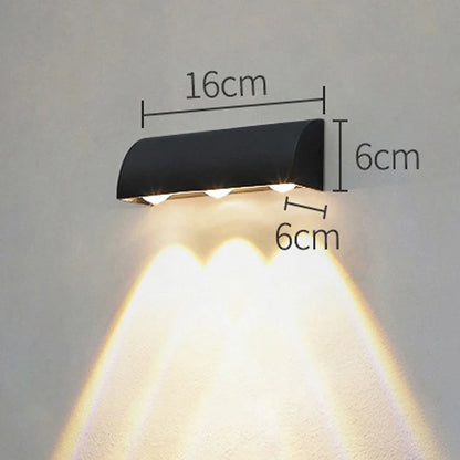 Outdoor Led Wall Lamp Waterproof Door Decotion Lighting Wall Light Creative Personality Balcony Corridor Garden Small Wall Lamp