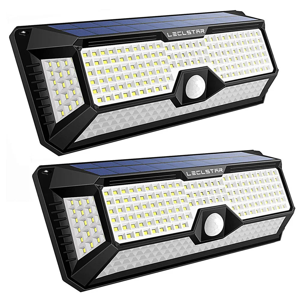 268 LED Solar Led Light Outdoor Garden Decoration Wall Lamp With 3 Mode IP65 Waterproof Solar Motion Sensor Light for Yard Door