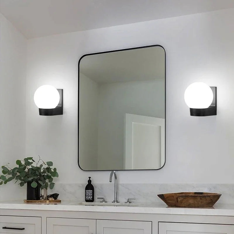 LED Outdoor Waterproof  PC Wall Lamp IP55 Wall Light Porch Garden Light Indoor Home Bedroom Living Room Decoration Lighting Lamp